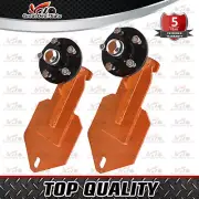 2 Orange Shipping Container Mover Wheels for 20ft /40ft EMPTY Shipping Container