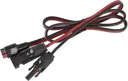 Fdit Solar to 30A Copper Battery Adapter Cable 1.0M 12Awg ≤ 30A with 2468 12Awg 1.0M Mobile Cord Caliber Wire Rope Solar Wind Power Parts Accessories