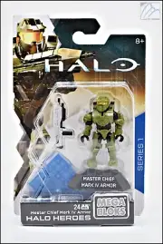 MASTER CHIEF JOHN-117 MINI FIGURE DKW60 HALO HEROES 1 MEGA CONSTRUX BLOKS