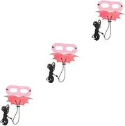 Yardwe 3pcs Reptile Lizard Harness Devil Wings Pet Hauling Cable Rope Unique Leash for Small Animals Lizard Accessories Size s