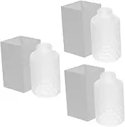 TEHAUX 3pcs Candle Mold Spiral Candle 3D Resin Molds Silicone Mold Resin Craft Molds Silicone Epoxy Resin Molds Candle Casting Molds Soap DIY Mold Candles Molds Candle Making Molds Wavy
