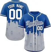 [Freecustom] Custom Men's Baseball Jersey Sport Shirts Personalized Graffiti Pattern Jersey Design Team Name Number Logo