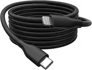 DIGITUS Charging Cable - USB C to Lightning - 0.5m - 480Mbps USB Cable 60W 3A - Flexible Silicone Jacket with Kink Protection - MFI Certified for Apple Devices - Black