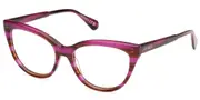 Max & Co. MO5131 080 Women’s Glasses Purple Size 53 - Private Health Rebate - Blue Light Block Available