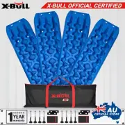 X-BULL Recovery tracks Boards 10T 4WD 4x4 Blue 2Pairs Gen3.0 With Mounting Pins