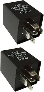Gatuida Pcs Pin Led Flasher Relay v Dc Made of Material Repair Flashing Problem