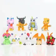 9pcs/set Anime Digital Monster Digimon Cute Action Figure Model Toys - 4-5cm
