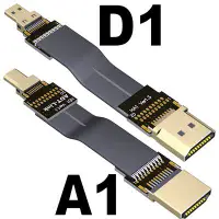 在飛比找露天拍賣優惠-464226^ADT micro微型公對公HDMI線 平板相