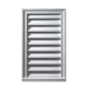 Fypon Gable Vent+Louver 18"Wx36"H Exhaust Polyurethane Weather Resistant White
