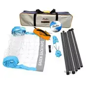 Champions Volleyball Net Set with Volleyball Bag, Adjustable Poles,