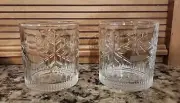 New Makers Mark Bourbon Whiskey Holiday Snowflake Glasses | Set of 2