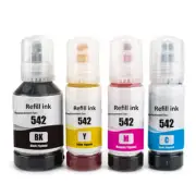 4x Non-OEM Ink Bottles T542 for Epson EcoTank ET5800 ET5150 ET5170 ET16600
