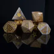 Siren's Song Fossilized Coral Dice Set Brand New