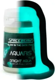 Glow in the Dark Paint (20ml) Bright Aqua Glow (Light Blue/Turquoise)