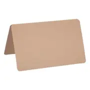 Blank Greeting Cards,50Pcs Favor Decor Foldable Blank Card Brown Card Paper