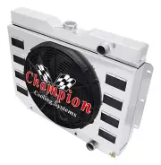 RC 2 Row 1" Tubes Radiator,16" Fan,Shroud with Flaps-1959-1963 Chevrolet Impala (for: Chevrolet)
