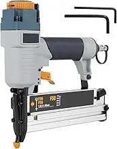Air Nailer Carpenter Pneumatic Nail Tool T50 F50 440K 16Ga/18Ga Air Brads Nailer Nail Depth Adjustment Ergonomic and Lightweight Air Nailer for Woodworking Fence Floor Furniture
