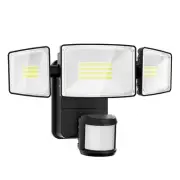 Battery Powered Motion Sensor Outdoor Light 2000LM 6500K Waterproof IP65 180° De