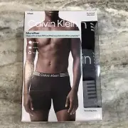 New Calvin Klein Men's 3 Pack Microfiber Boxer Briefs Large NP25910