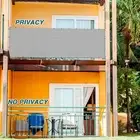 35in Balcony Fence Screen Privacy Deck Railing Fabric Shelter Shade Cover Gary