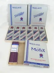 Wallace 1 Motif Checking Purple 6008 & 6 Invader 525 Drawing 3H Dozens Pencils