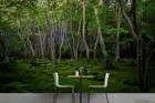 3D Green Forest Scenery Wallpaper Wall Murals Removable Wallpaper 147