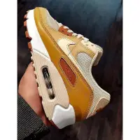 在飛比找Yahoo!奇摩拍賣優惠-NIKE Air Max 90 焦糖 女款 卡其 米白 CZ