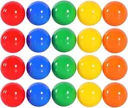 Gadpiparty Raffle Ball 50 Pcs Raffle Drum Game Numbered Pong Fillable Bingo Game for Colored Pong Balls Bounce Replacement Bingo Ball Game Ball Party Balls Mini Plastic Child Phone Card