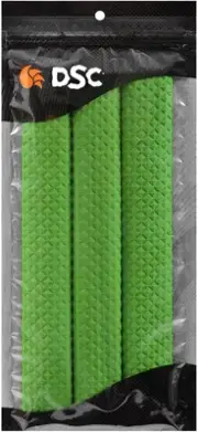 DSC Rhino Non-Slip Cricket Bat Grip | Pack of 3 | Color: Multi | Durable Grip...
