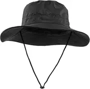 [WESIEVYA] Sun Visor Hat Women Uv Protection Wide Brim Bucket Hat Adult Outdoor Sun Hat Fisherman Hat for Travel Dark Blue
