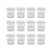 Argon Tableware Glass Jam Jars - 42ml - Pack of 12