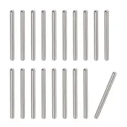 20pcs 1.5x20mm Dowel Pins Round Head Flat Chamfered End Dowel Pin