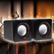 USB Wired Computer Speaker PC Small Stereo Speaker for Computers Laptops Desktop