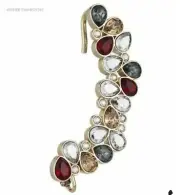 NIB $349 Atelier Swarovski by Jason Wu Mosaic Ear Cuff Gold Plating #5377040