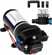 Water Pump AC 12V FL-40 40PSI High Pressure 17L/min For Caravan Boat Camp Washdown