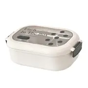 2 Compartment Bento Box Heat Preservation Stainless Steel Interlayer Lunch Box Airtight Portable Food Storage Containers for School Office