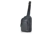 Tosca Vegan Leather Slinger Mens Fashion Sling/Crossbody Messenger Bag Black