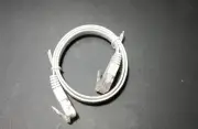CAT6 Cat 6 RJ45 Ethernet Network Flat Ribbon Cable Patch Lead 0.5 m White 50cm
