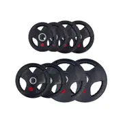 100kg Package Rubber Tri-Grip Weight Plates Type-O