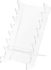 Furtryvl Acrylic Makeup Brush Organizer - Pen Display Stand Holder,Clear Paintbrush Organizer, Pencil Art Supply Container for Table Booskshelf