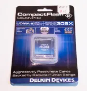 Delkin Devices 4GB CompactFlash Memory Card 305X DDCFPRO-4 GB