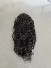24” Synthetic Hair DRAWSTRING PONYTAIL Wavy #4 Dark Chocolate Brown | New