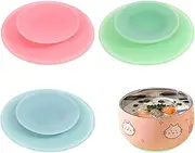 Tableware Suckers, 3pcs Spillproof Scoop Plate Holders Elderly Care Spill‑Proof Suction Cup Base Disabled Non‑Slip Tableware for Independent Eating, Self-Feeding Aid