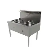 Goldstein Gas 2 Woks 356 mm Diameter, CWA2D/R Dual Ring CWA2