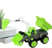 Excavator Toy - Digger Toys | Construction Toy Vehicle | Children Shovel Vehicles | Multi-Functional Construction Model Excavator | Learning Toys for Kids Children