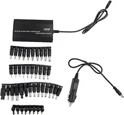 Ysyaxsyt Universal 5V-24V AC Power Adapter Adjustable Car Home Charger USB5V Power Supply 100W 5A Laptop with 34Pcs DC Connector