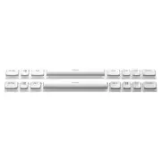 SteelSeries PrismCAPS Universal Double Shot PBT Keycaps (White)
