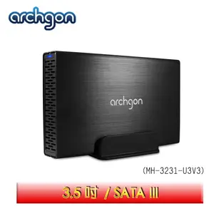 archgon亞齊慷 USB 3.0 3.5吋SATA硬碟外接盒 MH-3231-U3V3