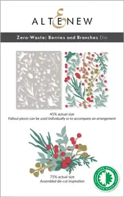 Altenew Zero-Waste: Berries and Branches Die