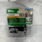 Whitco W750608 Double Cylinder Deadlatch with Timber Frame Strike - Chrome